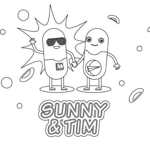Kleurplaten Sunny & Tim 10102016-01
